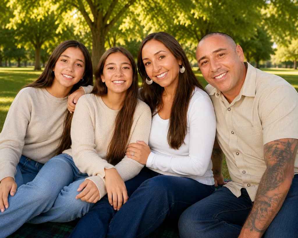 The Rendon family — owners of Rendon Heating & Air in Vacaville, CA