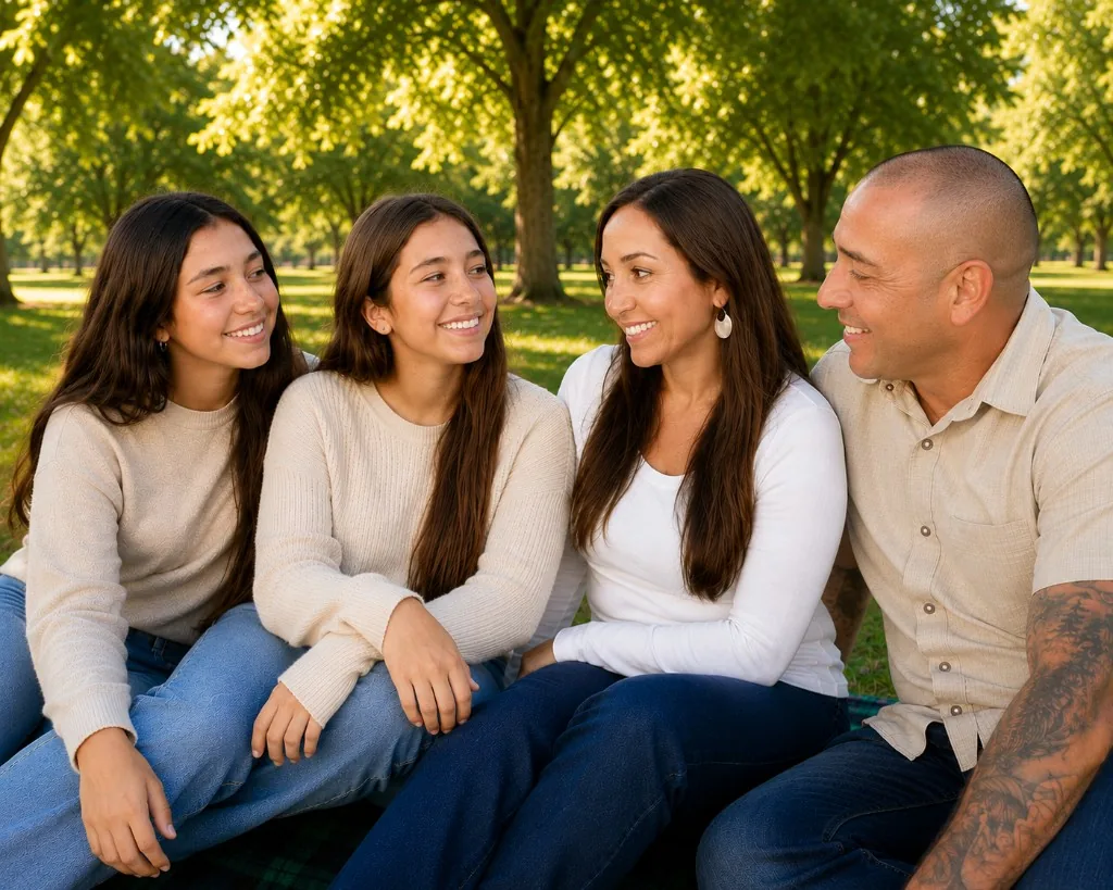 The Rendon family — the owners of Rendon Heating & Air