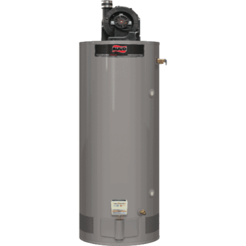 Ruud Heavy Duty Power Vent Gas Water Heater.