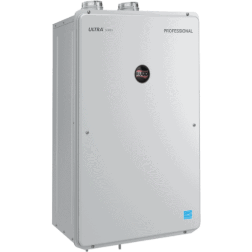 Ruud Ultra™ 9.5 GPM Indoor Tankless Gas Water Heater.