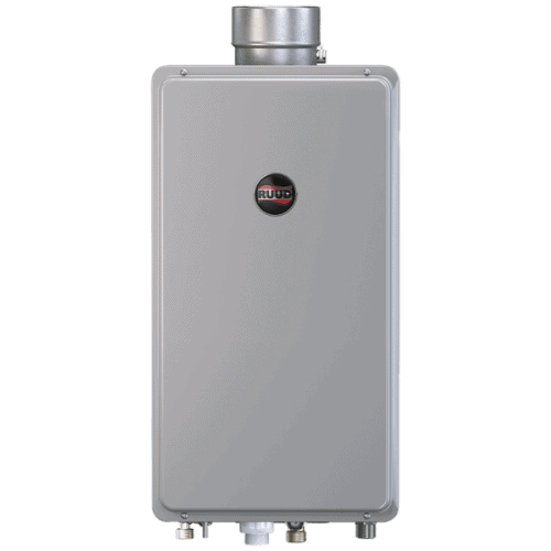 Ruud Tankless Mid-Efficiency 70 Direct Vent Indoor Gas Water Heater.