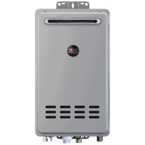 Ruud Tankless Mid-Efficiency 70 Outdoor Gas Water Heater.